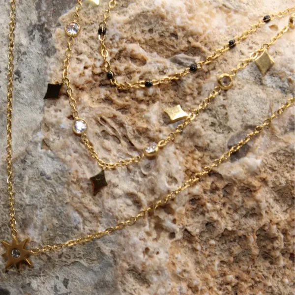 Cadena triple elegancia